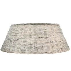 Christmas Tree Wicker Ring - Beige