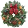 Luxury Natural Christmas Wreath (Merry Spice, 12")