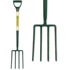 Solid Socket Garden Border Fork