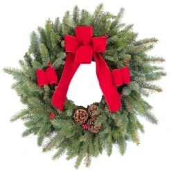 Spruce Christmas Wreath (Red)