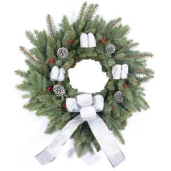 Spruce Christmas Wreath (Silver)